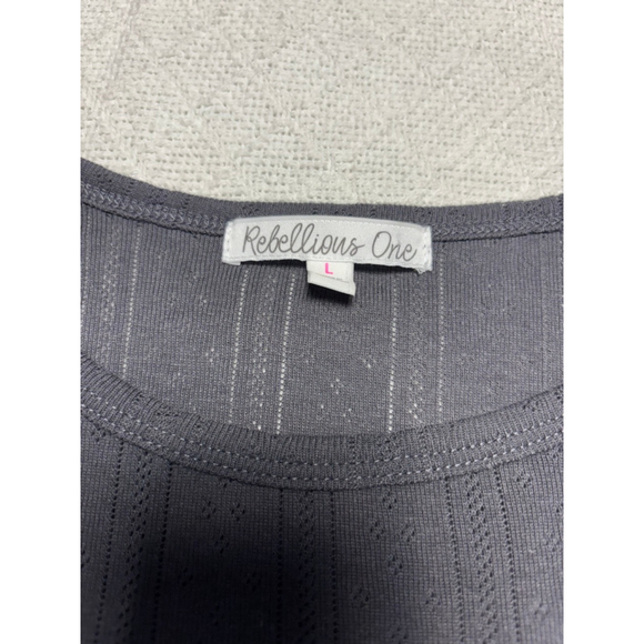 NWOT Gray Lake Tahoe Junior's Fitted Crewneck Short Sleeve Graphic T-Shirt Sz L - Picture 4 of 5